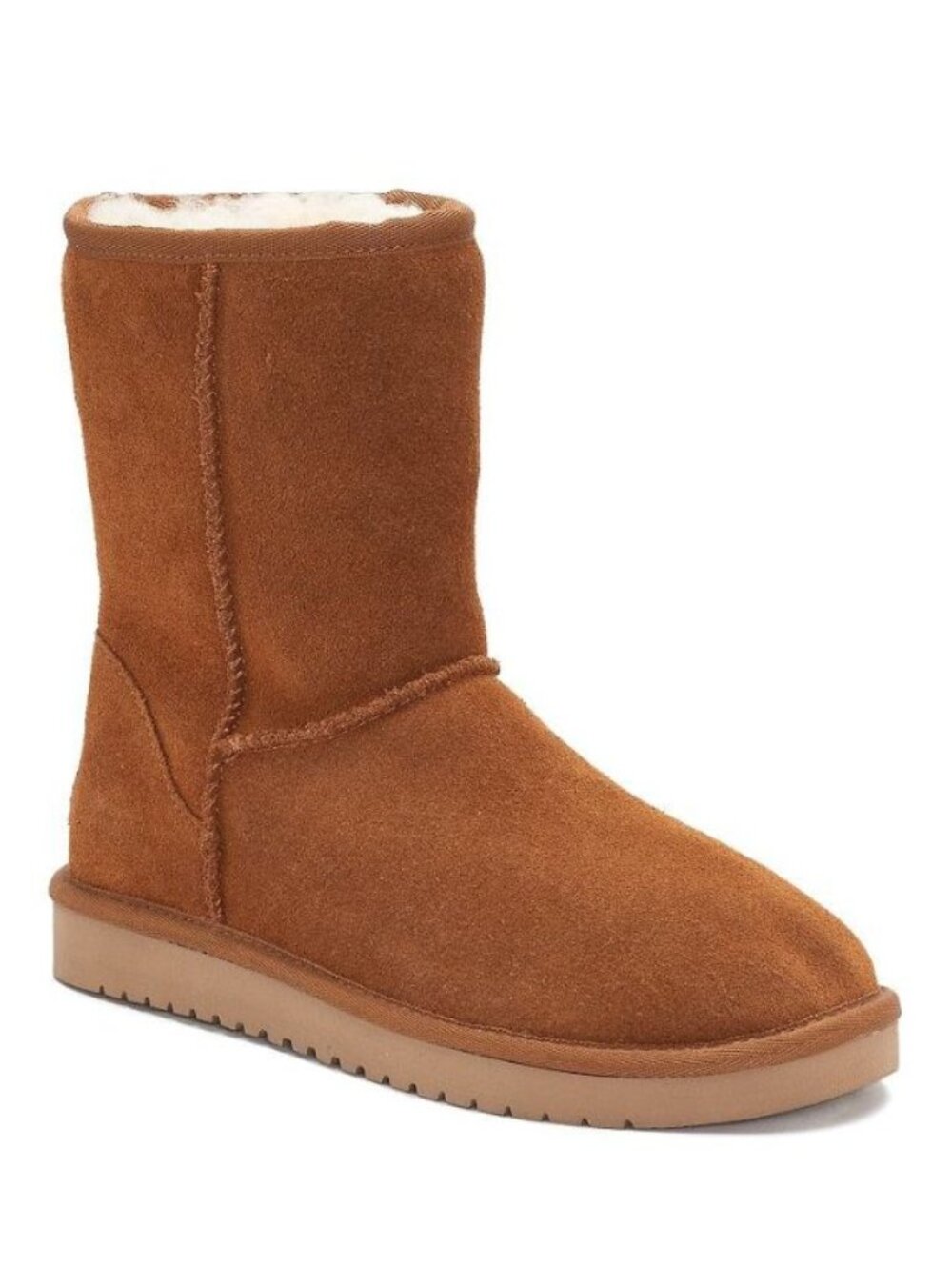 89$ Koolaburra Ugg Koola Suede Upper Short Winter Boots Women's Size 10 Brown